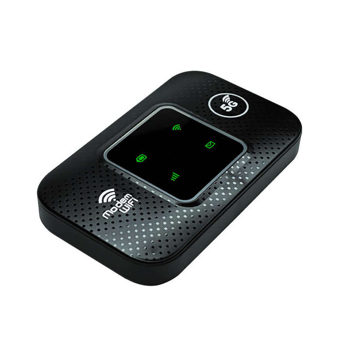 White - M9S 4G Portable WiFi Router 150Mbps High-Speed Portable 3000mAh Battery Plug-and-Play LCD Di