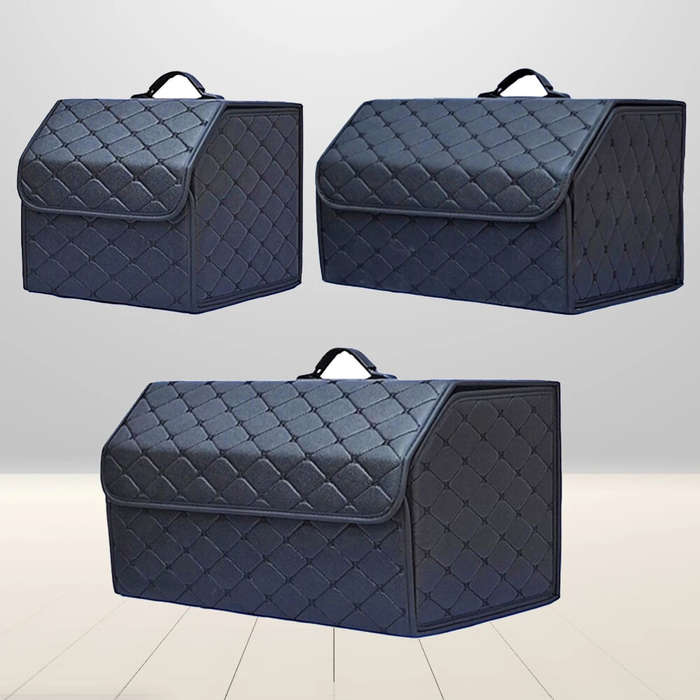 Red - Large Capacity Car Trunk Organizer Storage Box Car Multi-Purpose Tool Storage Box Storage Orga