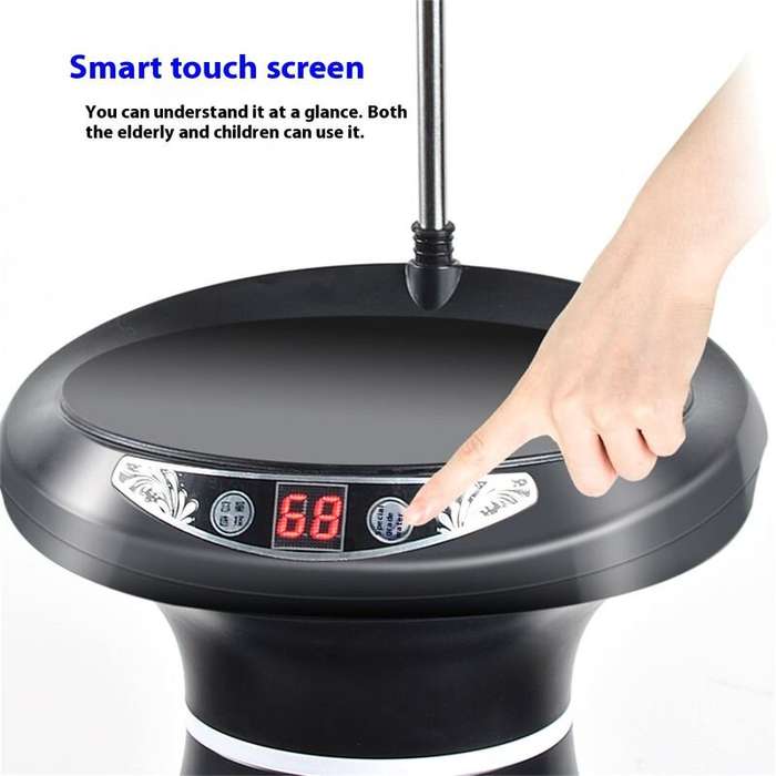Black - Portable Electric Water Bottle Dispenser Rechargeable Pump with Tray Ideal for Outdoor Kitch