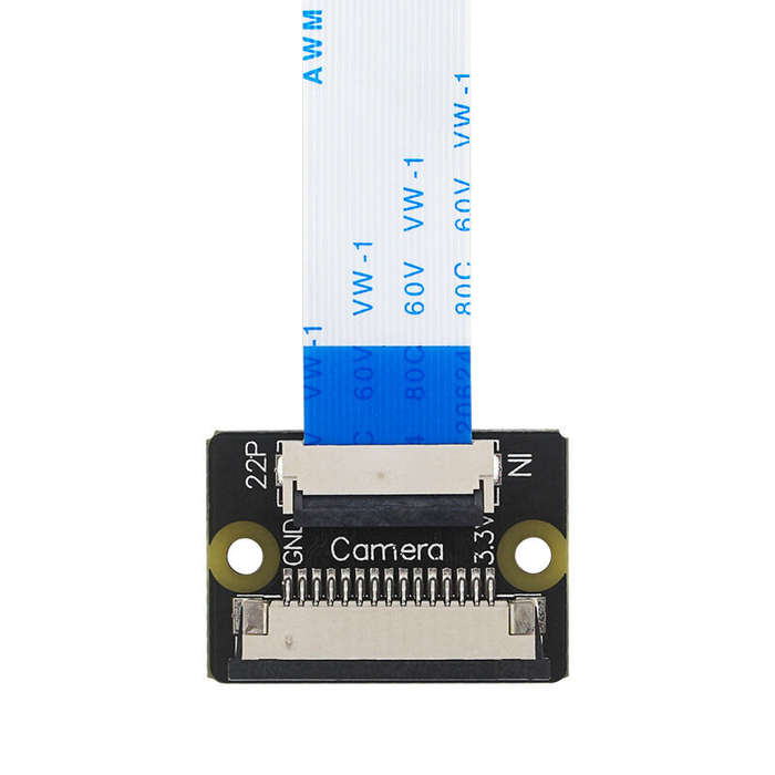 Black - Raspberry Pi 5 / Pi Zero DSI Display and CSI Camera 15pin to 22pin Adapter Board Plug and Pl