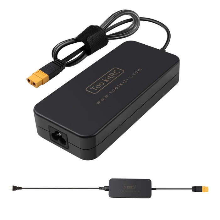 UK Plug - ToolKitRC ADP200 200W 10.3A Power Supply with XT60 Output Adapter for RC iSDT GTPower HotR