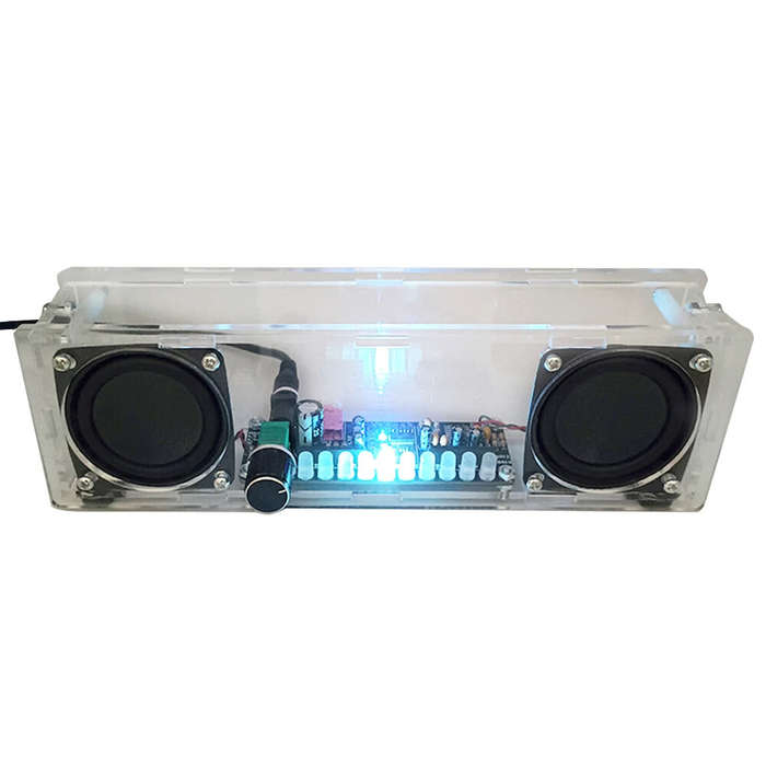 Full Kit - DIY 5W PAM8406 bluetooth Speaker Amplifier Kit Dual Channel Stereo Sound USB Power Clear