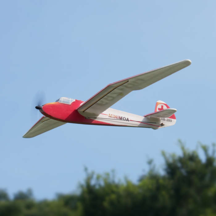 KIT+Motor - Minimumrc Minimoa Glider Gull-wing 700mm Wingspan KT Foam Micro RC Aircraft Airplane KIT