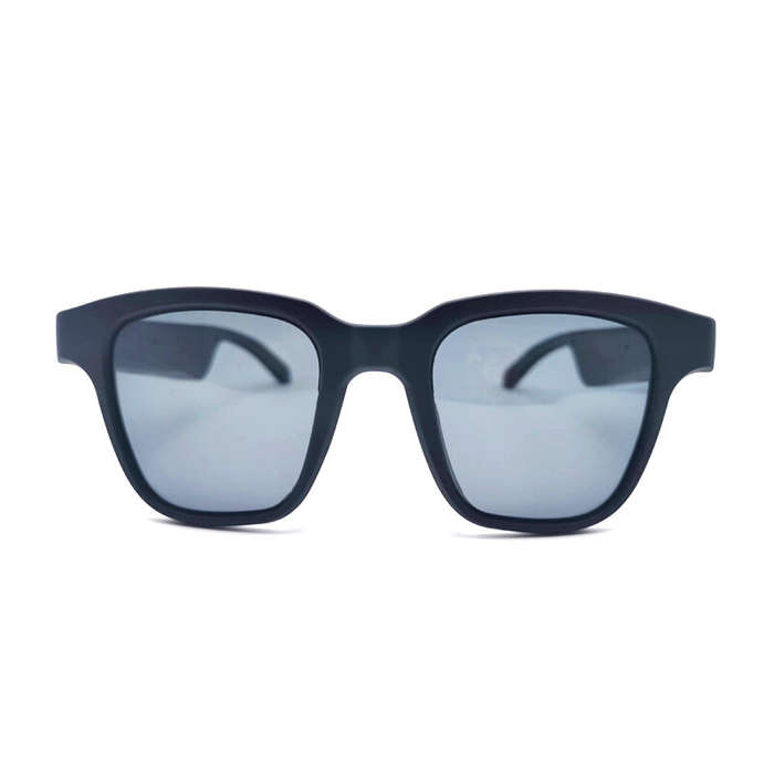 Black - SGA101 bluetooth Headset Wireless Glasses Earphone Stereo Sound Voice Assistant UV400 Protec