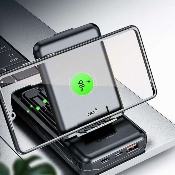 BUDI 7-in-1 Multi-functional Power Bank Adapter Converter Power Box 10000mAh Android USB Bank for Mo