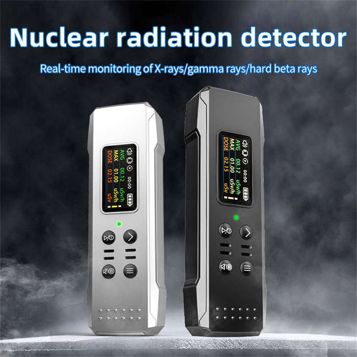 Black - Advanced Nuclear Radiation Tester Radioactive Tester High Sensitivity 0.05uSv/h~10mSv/h Long