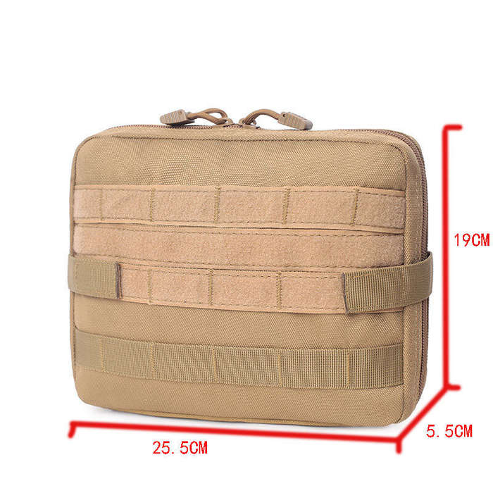 Dark Green - Tactical Admin Molle Pouch Medical EDC EMT Utility Bag Shell Design Waterproof Attachme
