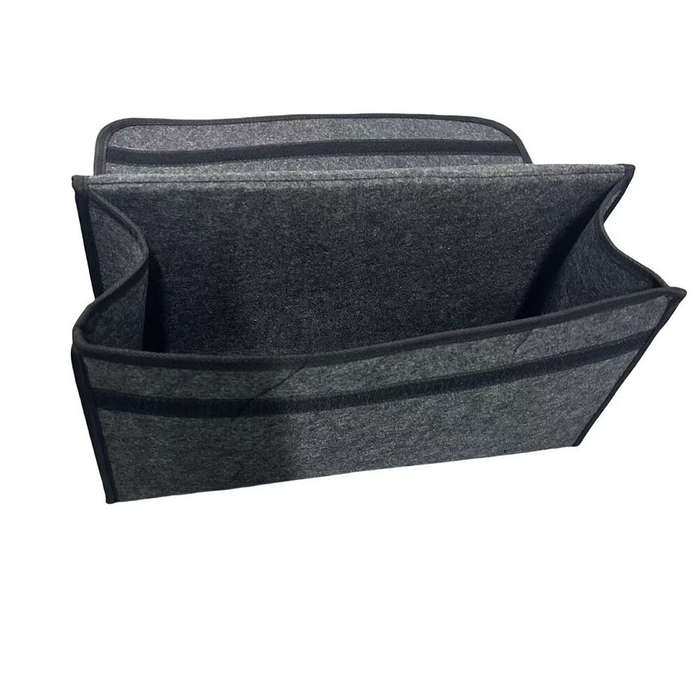 Black - Car Trunk Organizer Storage Bag Anti Slip Compartment Boot Storage Organizer Tool Storage Ba