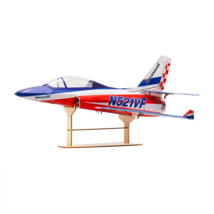 KIT+EDF - MinimumRC Savannah Jet 4 Channels 30mm EDF 420mm Wingspan RC Airplane Fixed Wings KIT+EDF