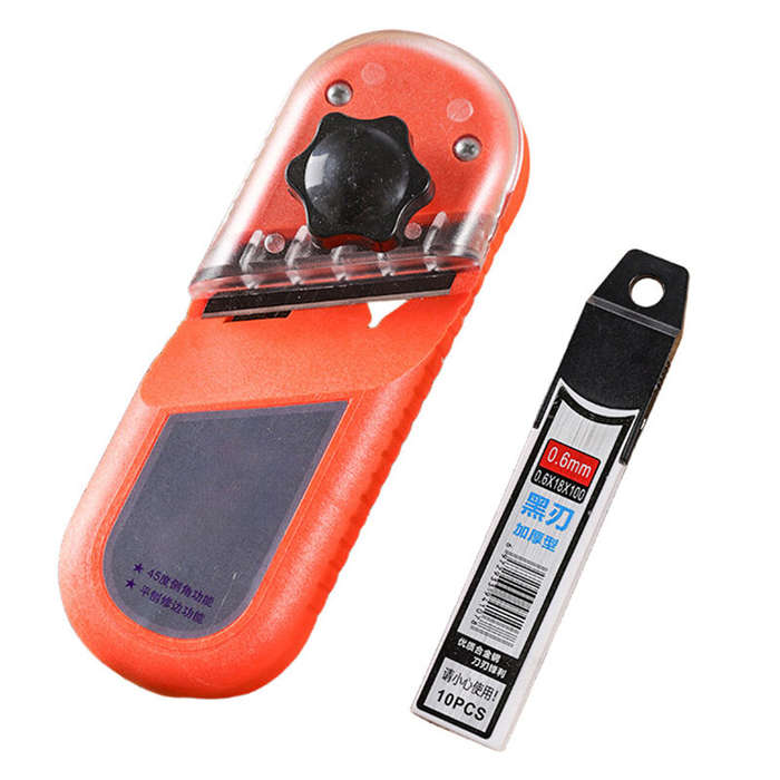 #A - Plasterboard Cutter Hand Tool 45 Degree 180 Degree Angle Beveler ABS Metal Gypsum Board Trimmer