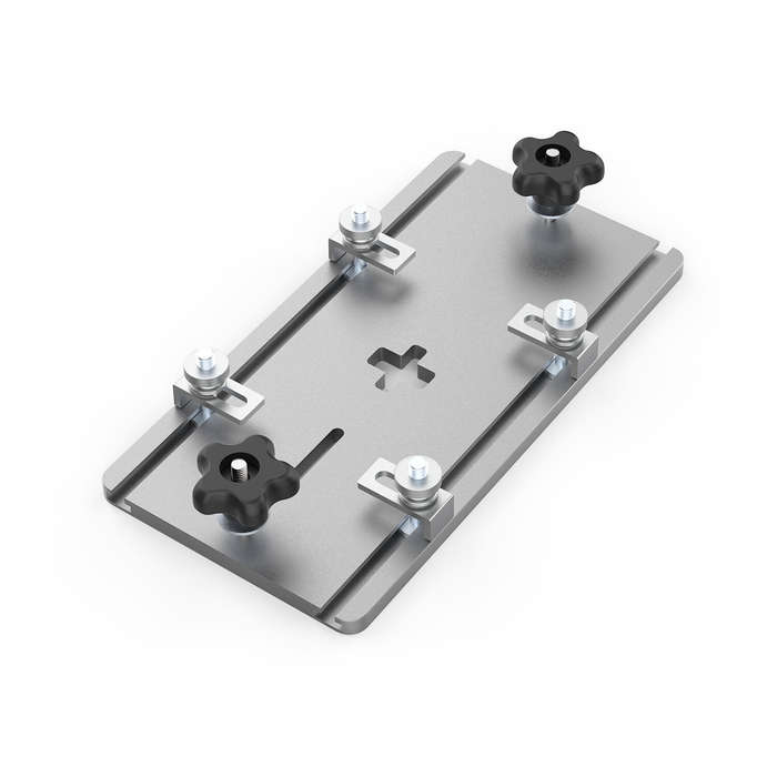 Grey - XIUYI Aluminum Alloy Jig Saw Table Electric Jig Saw Flip Board for Jig Saw Work