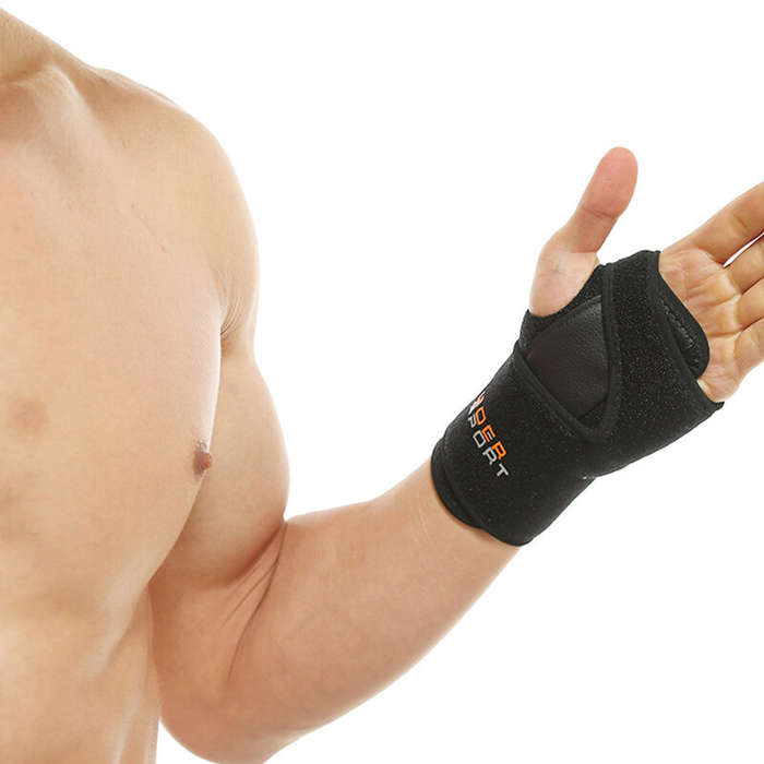 Left hand - BOER Sports Fitness Hand Support Non-slip Sprain Protection Wrist Guard for Boxing Muscl