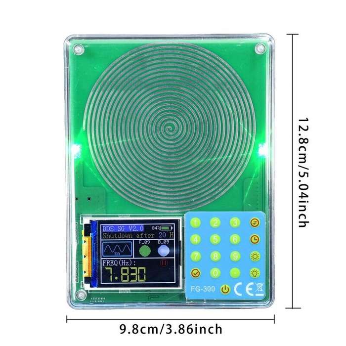 Rechargable Type - FG-300 High Accuracy Portable Signal Generator with USB Power Support 200kHz Freq