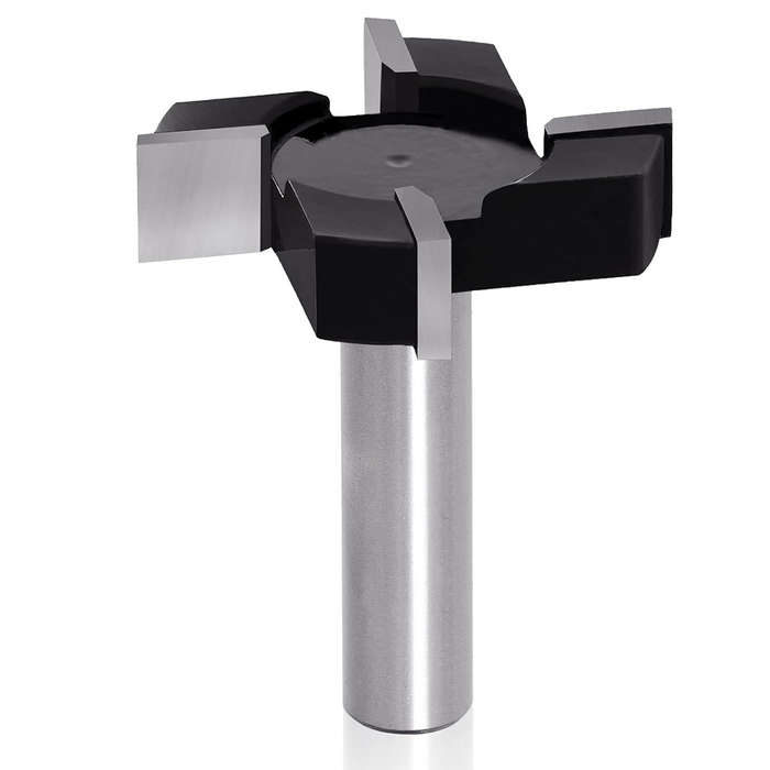 12mm - 1/2 Inch 12mm Shank CNC Spoilboard Surfacing Router Bit 4 Wings Slab Flattening Router Bit Pl