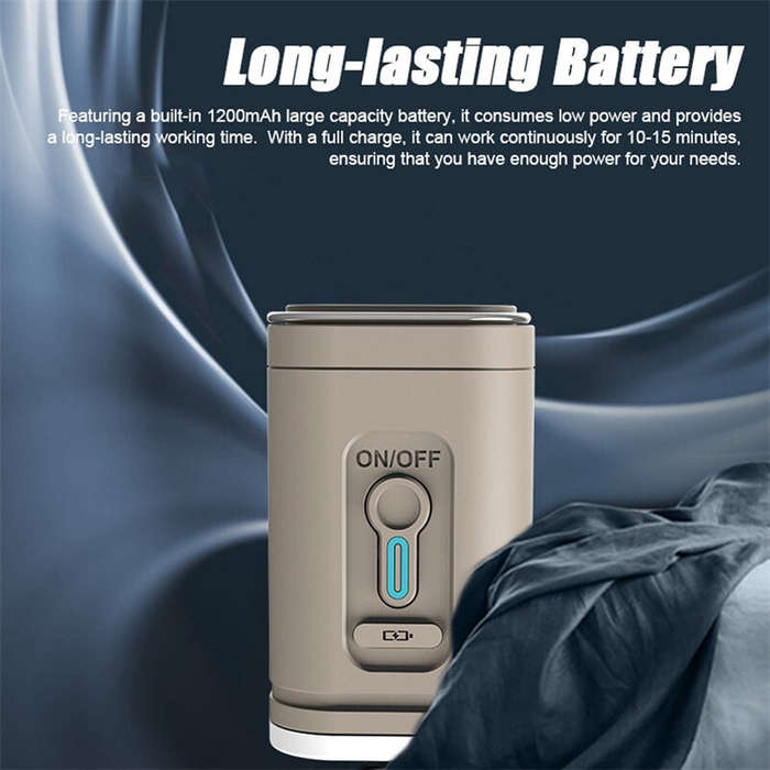 Black - Cordless Air Pump Portable Electric Air Compressor Inflation & Deflation Pump with 5 Nozzles