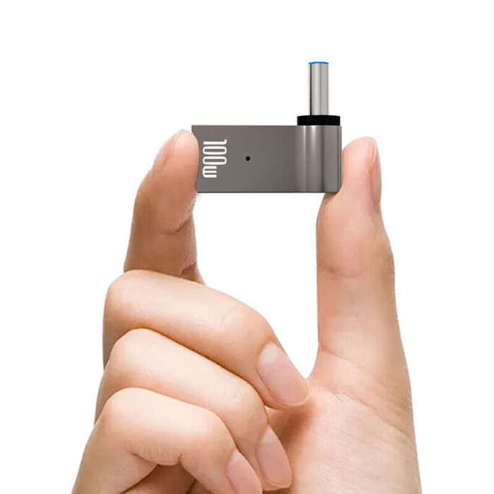 Hasee 4.0*1.7mm - 100W 5A Zinc Alloy PD Power Decoy Converter DC Male to Type-C Female Power Adapter