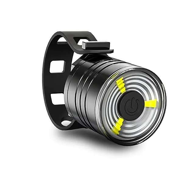 White - 400lm LED Rear Bike Light Safety Tail Light Waterproof Professional Natural White Bicycle Cy