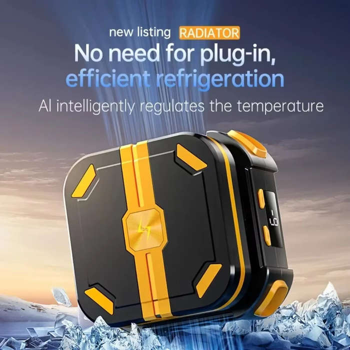 Full Kit - P70 Semiconductor Cooler 10W 2000mAh Magnetic Phone Radiator AI Temp Control Gaming Coole