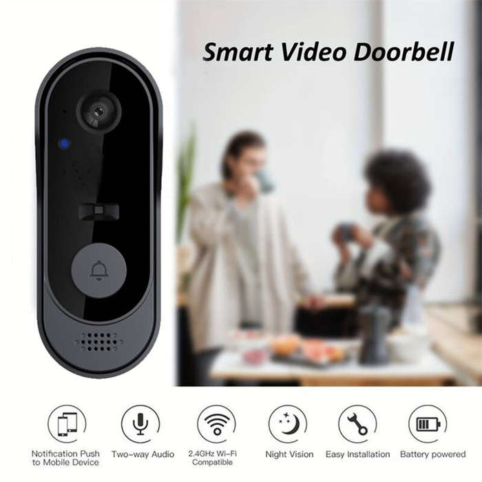 M9 Wireless Video Doorbell Night Vision Two-way Intercom 2.4G WiFi Phone Remote Visual Door Bell 50M