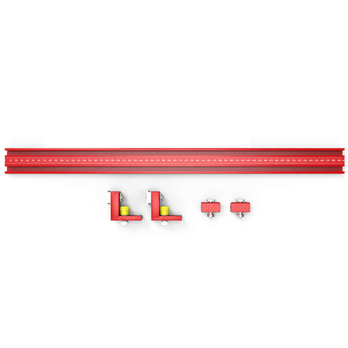 600mm Aluminum Alloy Woodworking Guide Rail Fence Table Saw Cutting Slotting Track Parallel Guide Sy