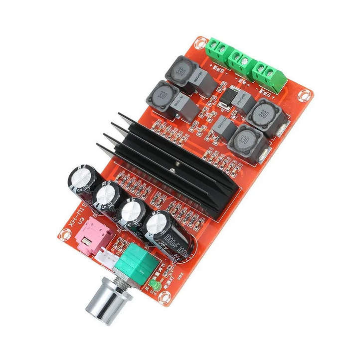 XH-M190 2*100W Tube Digital Audio Board TDA3116D2 Power Audio Amp 2.0 Class D Stereo HIFI Amplifier