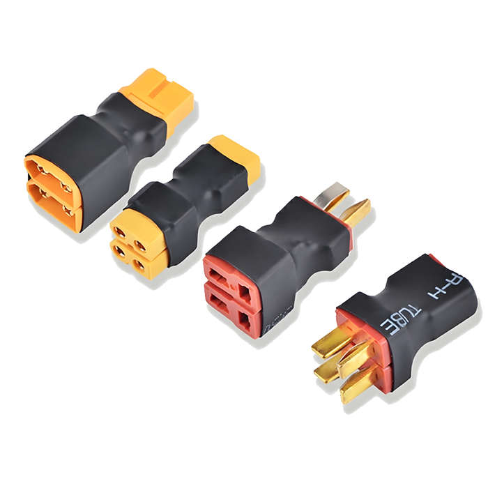 1 T Female To 2 T Male - Lithium Battery Parallel Conversion Head T/XT60 Plug for RC Models