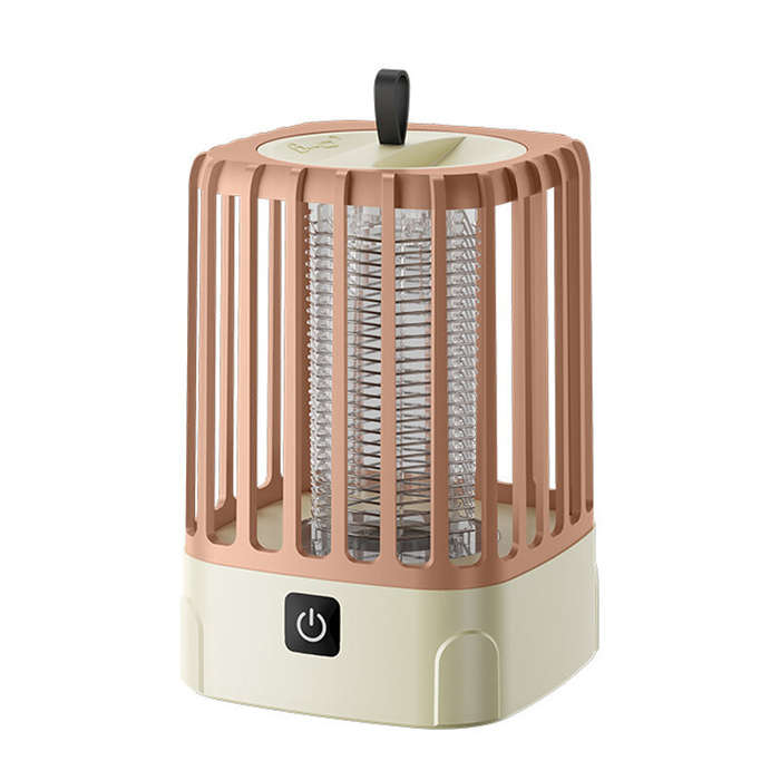 Purple - Portable Electric Mosquito Killer Lamp Household Mini Mosquito Zapper Lamp USB Rechargeable
