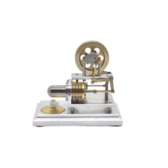 Gold - OKMO J06G New Honeybee Horizontal Stirling Engine Model Physics Science Experiments Education