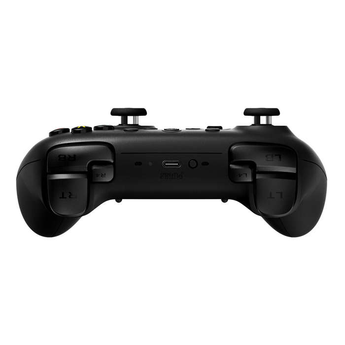 White - 8BitDo Ultimate 2 Tri-mode Wireless Game Controller with RGB Light TMR Joysticks and Hall Ef