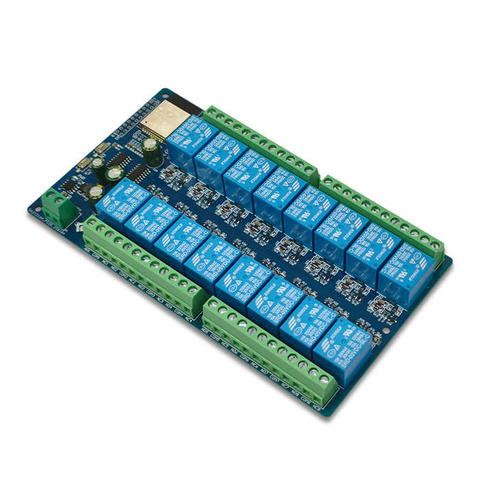 5V - Power Supply ESP32 16 Channel Relay Module Development Board ESP32-WROOM Secondary Development
