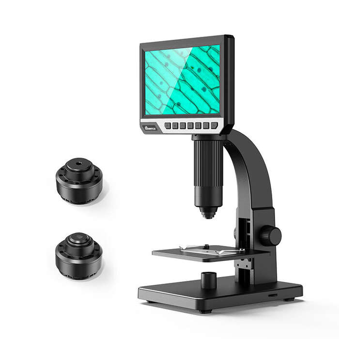 MT315 2000X Dual Lens Digital Microscope 7-inch HD IPS Large Screen Multiple Lens for Circuit/Cells
