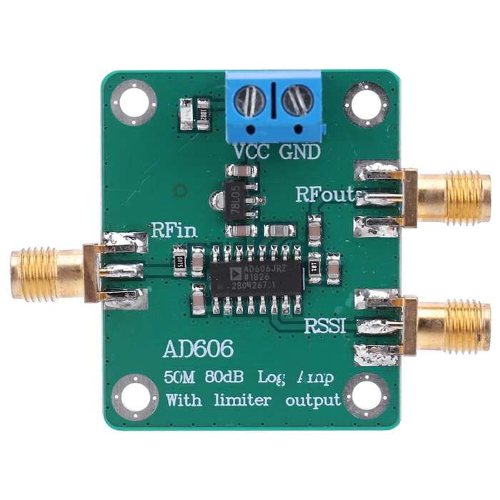 Only Board - AD606 Log Amp Module Low Power 80dB Demodulation Logarithmic Amplifier Detector Adjusta