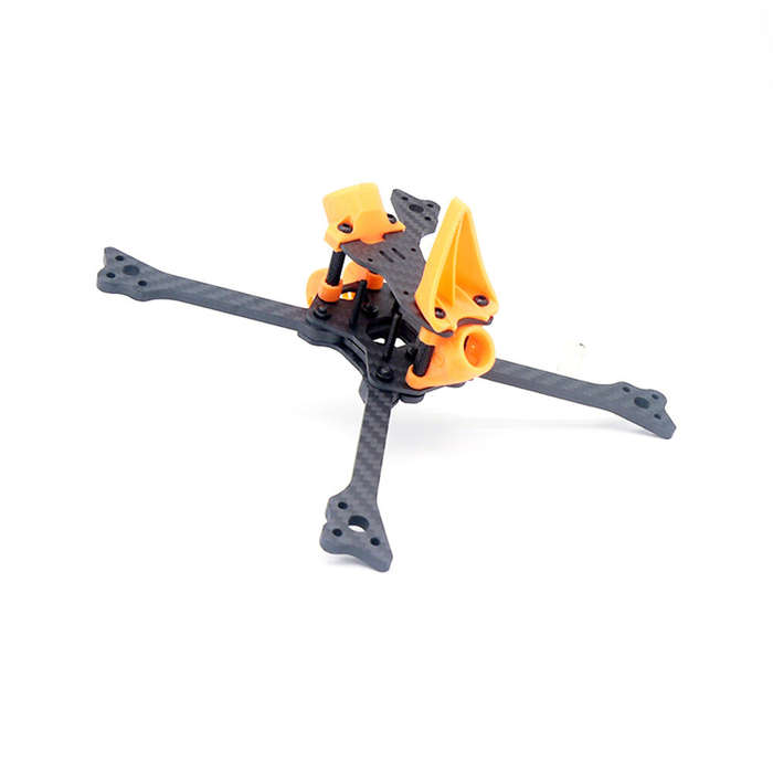 Frame Kit - TEOSAW 533Pro 190mm Wheelbase 5mm Arm Thickness 5 Inch Carbon Fiber Frame Kit for DIY RC