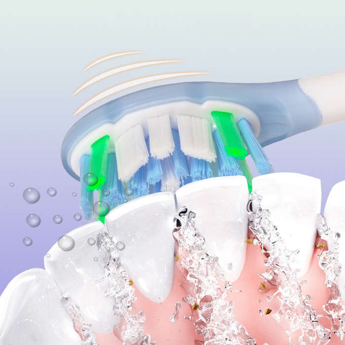 #B - 3PCS Replacement Toothbrush Head for XIAOMI Oscillation Electric Toothbrush MES609 & MES610