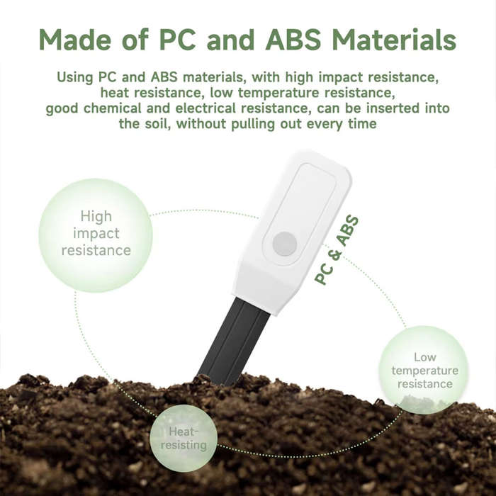 zigbee3.0 - Tuya WiFi/Zigbee3.0 Smart Soil Moisture Tester Thermometer Hygrometer Gardens Farms Lawn