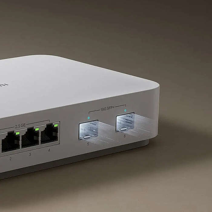 Xiaomi Mi 10 Gigabit Ethernet Switch 10000Mbps Network Switches VLAN Ethernet Splitter Lan Router 4x