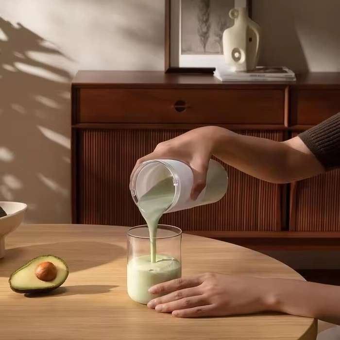 White - XIAOMI MIJIA Portable Juicer Cup 2 With 300ml Capacity Wireless Electric Juice Cup Mini Smoo