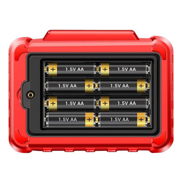 Red - ANENG MH11 Insulation Earth Resistance Tester Digital Ground Resistance Meter Ohm Voltage Test
