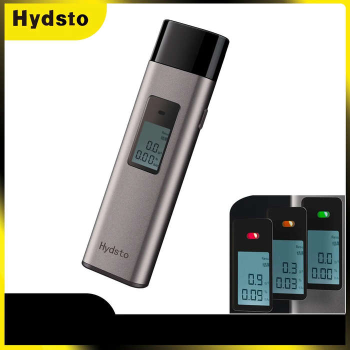 #01 - Lydsto Alcohol Tester Handheld Digital Breath Analyzer LCD Display Portable Mini Meter Blow Te