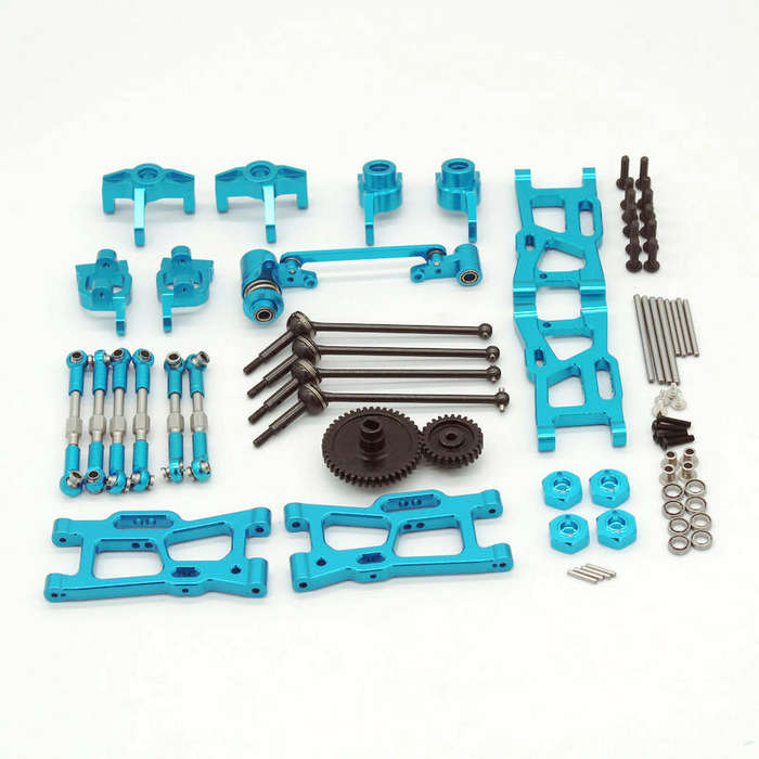 07 - Wltoys 144001 144010 124017 124019 124018 Upgraded Metal Parts Set RC Car Parts