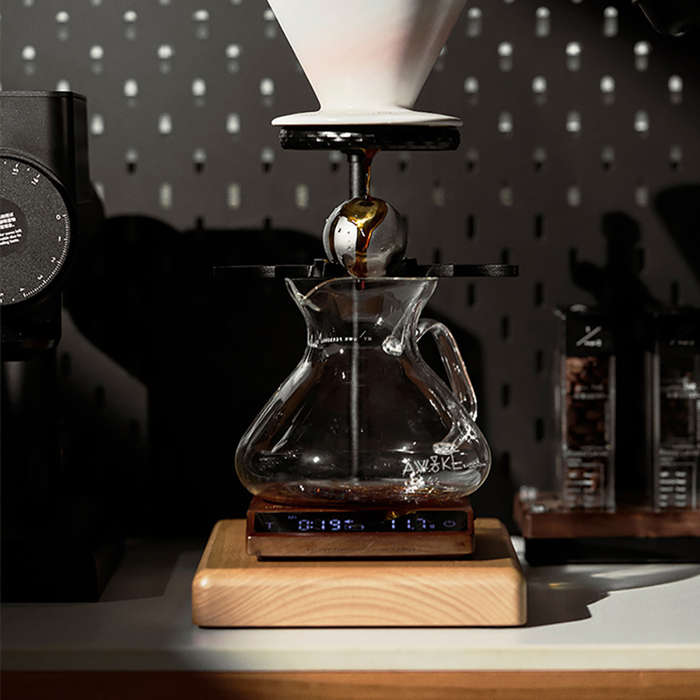 Gold - MUVNA Italian Coffee Ice Ball Holder Hand Brewed Coffee Ice Ball Set Universal Retain Coffee