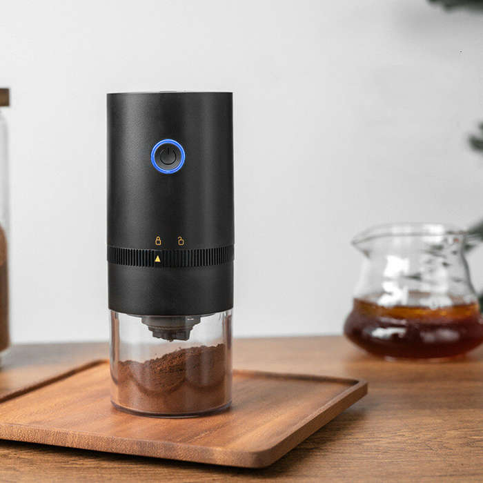 Black - Comfook Electric Coffee Grinder Cafe Automatic Coffee Beans Mill Conical Burr Grinder Machin