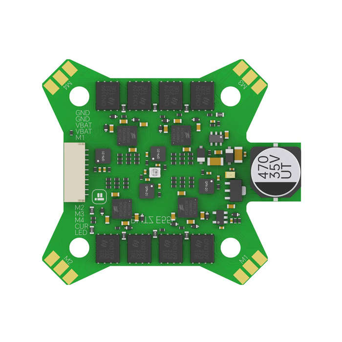 Brushless ESC - 30.5x30.5mm iFlight BLITZ E55S 55A 2-6S BLheli_S 4IN1 Brushless ESC for RC FPV Racin