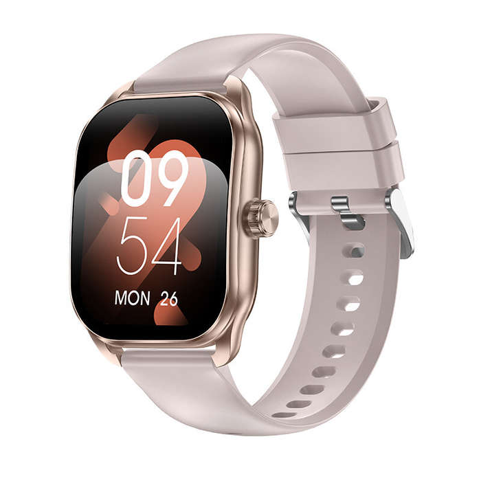 Pink - JX629 2.01inch 3D Curved Screen bluetooth Call Heart Rate Blood Pressure Blood Oxygen Monitor