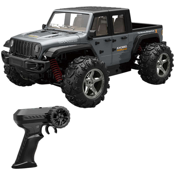 Black Two Batteries - JJRC C8819 1/20 2.4G 4WD High Speed Pickup Off-Road RC Car Vehicle Model RTR F