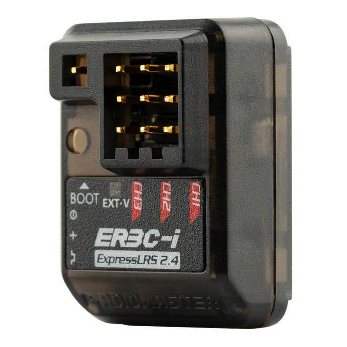 FCC Version - Radiomaster ER3C-i 2.4GHz ExpressLRS ELRS PWM Receiver w/ Built-in Antenna for MT12 Ra