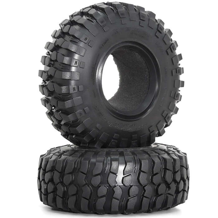 Black - 4PCS 1.9 Inches Tyres Tire Skin for 1/10 Rock Crawler Climbing Truck RC Cars Vehicles Models