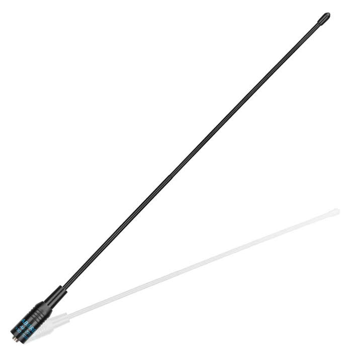 Male - ABBREE AR-771 SMA-Female AR-771C SMA-Male Antenna Dual Band VHF/UHF High Gain Soft Whip Anten