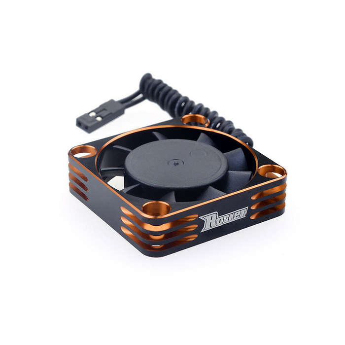 Orange - Surpass Hobby Rocket 40mm Aluminum Cooling Fan 16000RPM for 4068 4092 Motor ESC 1/8 1/10 RC