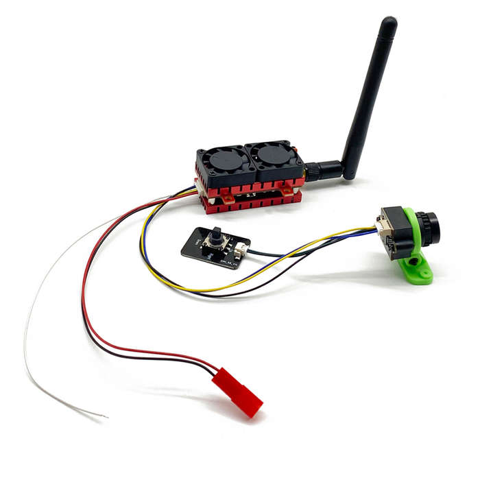 1 Set - SLONWAKE 5.8G 48CH 5W FPV Transmitter Kits 200mW 500mW 1200mW 5000mW Adjustable VTX with 120